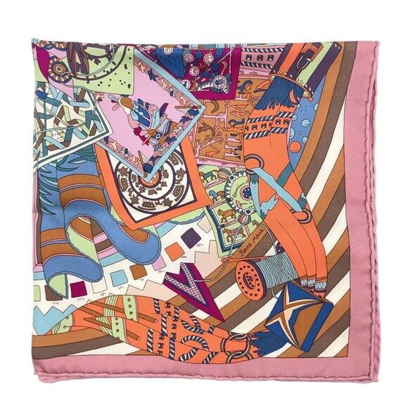 Hermes Carré 45 MADEMOISEILLE SOIE Silk Scarf W/Box - Picture 5 of 16